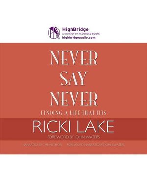 cover image of Never Say Never